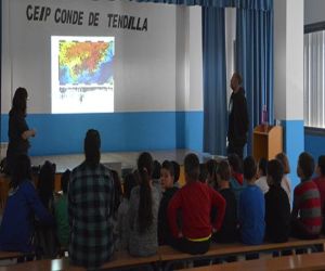 Los alumnos del CEIP Conde Tendilla adquieren conocimientos sobre autoprotección en caso de terremotos