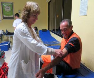 Las donaciones de sangre también estuvieron marcadas por los acontecimientos