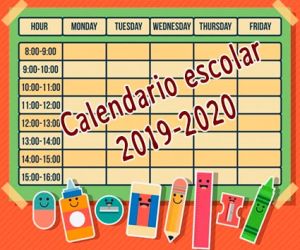 Calendario escolar 2019-2020