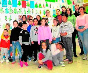 Un pinar de esperanza para el cole «Que sepan que existimos»