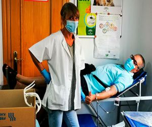Fornes volvió a acudir a la llamada de la donación de sangre