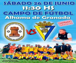 El infantil del Cádiz CF clausurará su temporada en Alhama
