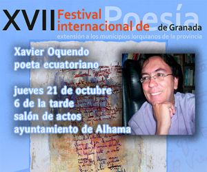 Actividad encuadra dentro de la programación del Festival Internacional de Poesía
