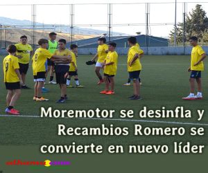 Moremotor se desinfla y Recambios Romero se convierte en nuevo líder