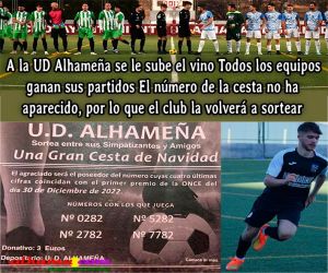 A la UD Alhameña se le sube el vino