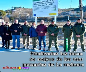 Finalizadas las obras de mejora de las vías pecuarias de La Resinera