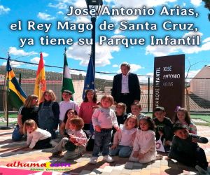 José Antonio Arias, el Rey Mago de Santa Cruz, ya tiene su Parque Infantil