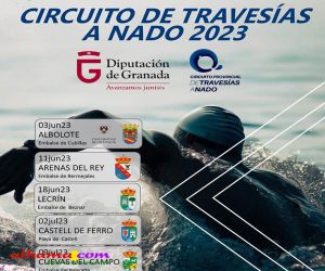 El domingo, 11 de junio, travesía a nado del pantano de Los Bermejales 