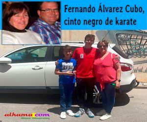 Fernando Álvarez Cubo, se une al grupo de cintos negros en la comarca Alhama-Temple 