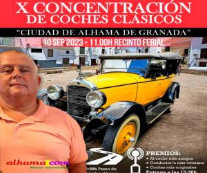 Nueva concentración de coches y motos clásicas en Alhama