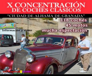 Más de un centenar de coches y 45 motos participaron en la X Concentración