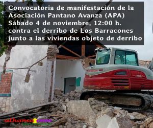 Convocatoria de manifestación de la Asociación Pantano Avanza (APA)