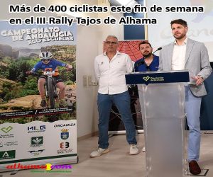 Más de 400 ciclistas de todas las categorías se darán cita este fin de semana en el III Rally Tajos de Alhama