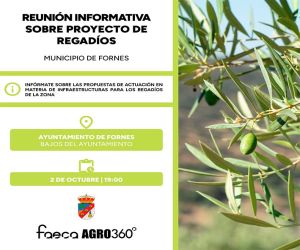 Reunión informativa sobre proyecto de regadíos en Fornes