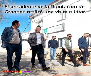 El presidente de la Diputación de Granada realizó una visita a Játar