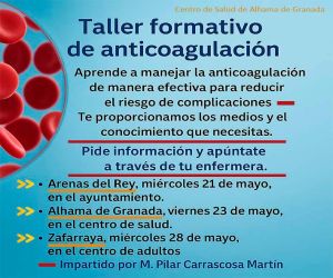 Taller de Anticoagulación, realizado por el Centro de Salud Alhama