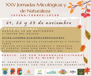 Abierto el plazo para las XXV Jornadas Micológicas y de Naturaleza 2025