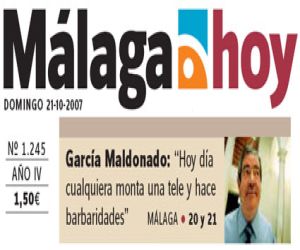 Andrés García Maldonado protagonista del fin de semana en la prensa malagueña