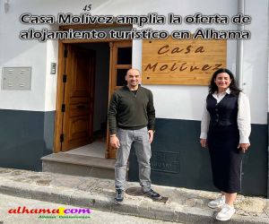 Casa Molívez amplía la oferta de alojamiento turístico en Alhama de Granada