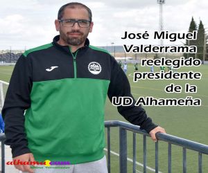 José Miguel Valderrama reelegido presidente de la UD Alhameña