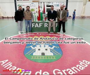 El Campeonato de Andalucía de categorías benjamín y alevín de futbol sala fue un éxito