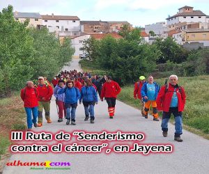III Ruta de “Senderismo contra el cáncer”, en Jayena