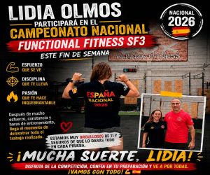 Lidia Olmos afronta este fin de semana el Campeonato Nacional de Functional Fitness SF3