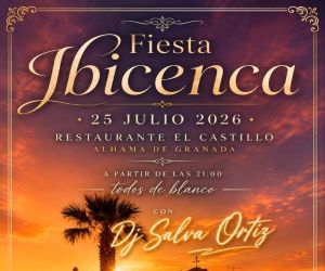 Fiesta ibicenca en el castillo del Paseo del Cisne el sábado 25 de julio