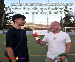 Javier Guerrero: «Quiero seguir disfrutando de la oportunidad que me está dando el fútbol»