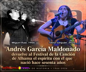 Andrés García Maldonado devuelve al Festival de la Canción de Alhama el espíritu con el que nació hace sesenta años