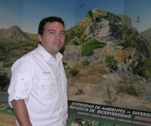 Marcos Arnaldo Miján, responsable del Punto de Información de La Resinera y socio de Gdventura