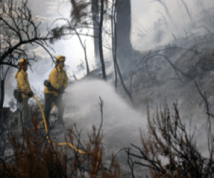 Incendio en la Sierra de Játar