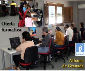 Oferta formativa en el centro Guadalinfo de Alhama para 2009/2010