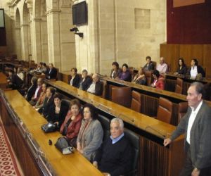 Jatareños visitan el Parlamento de Andalucía
