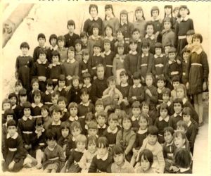 Játar: Clase de Doña Antonia, sobre 1958