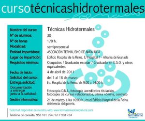 Curso de técnicas hidrotermales