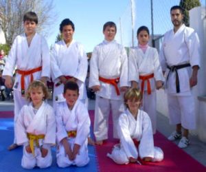 Exhibición de kárate en Arenas del Rey