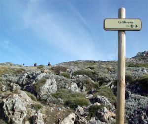 Cumbre en La Maroma