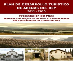 El próximo miércoles se presentará el Plan de Desarrollo Turístico de Arenas del Rey (2011-2015)