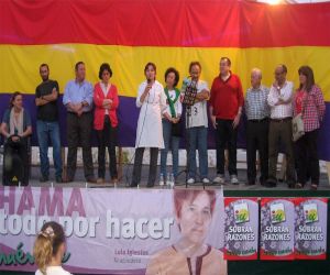 Actos de campaña del IU de Alhama de Granada, elecciones del 22-mayo-2011