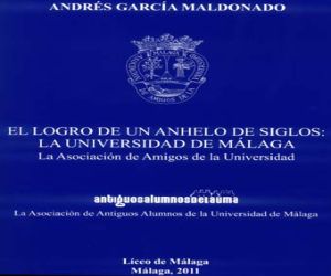 Éxito del último libro de Andrés García Maldonado sobre el 40 aniversario de la Universidad de Málaga