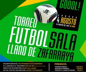 Actividades culturales y primer torneo de fútbol sala de Zafarraya