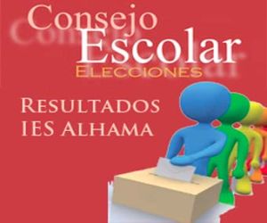 Miembros del Consejo Escolar en el IES Alhama