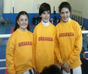 Tres alhameños seleccionados para el campeonato de Andalucía de kárate infantil