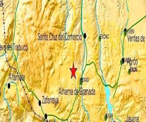 Seis terremotos sacuden la provincia de Granada en las últimas horas. El mayor ha tenido lugar de madrugada con una magnitud de 2,4