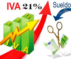 IVA creciente, sueldo menguante