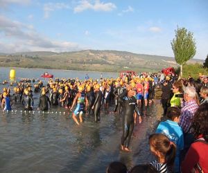 Alberto Rodríguez Valencia y Elena Aguilar Jiménez vencedores del I Triatlón olímpico Trigranada