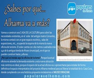 Comunicado del PP sobre la deuda y sobre la casa de la cultura