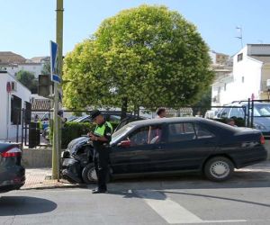 Accidente en la puerta del ambulatorio de Alhama
