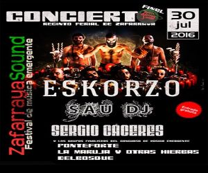 Expectación y buenas vibraciones en el primer Festival de Música Emergente de Zafarraya con Eskorzo como padrinos